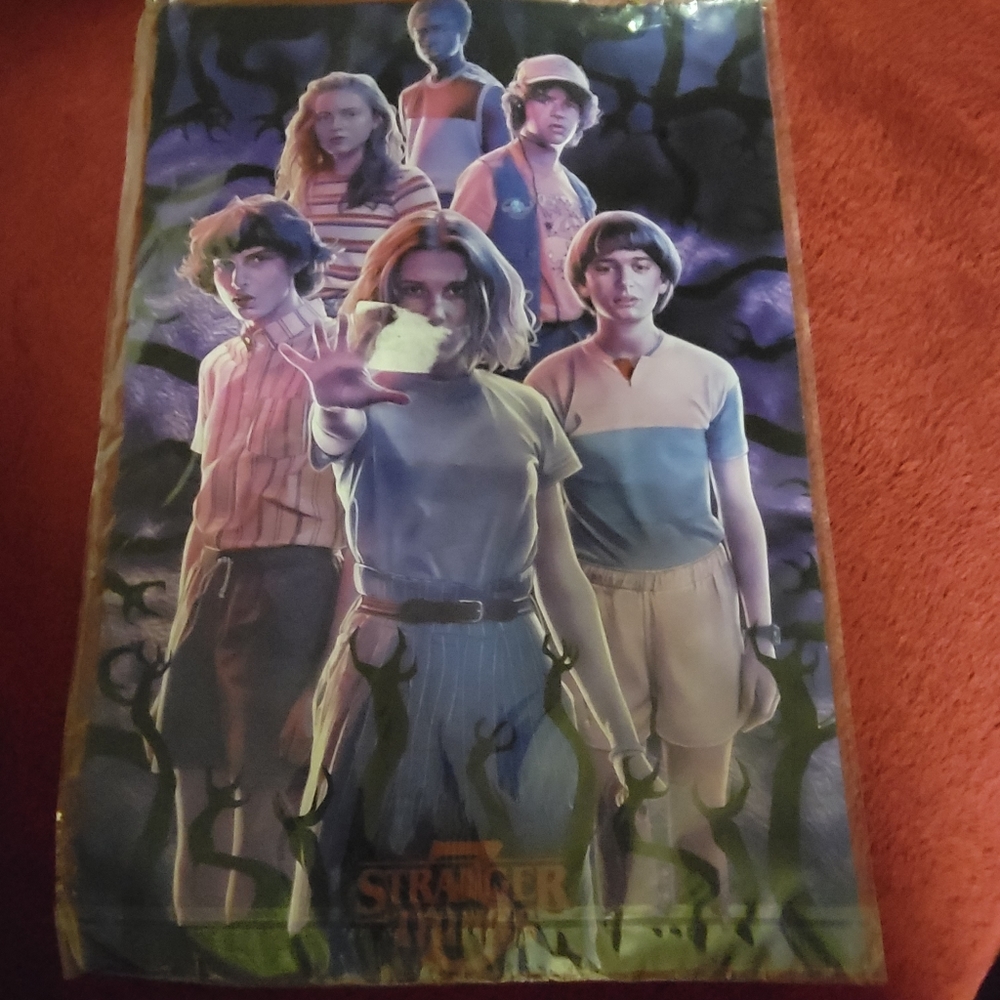 🔥🔥2XHP🔥🔥11-30🔥5-9-24🔥NWT STRANGER THINGS WALL POSTER